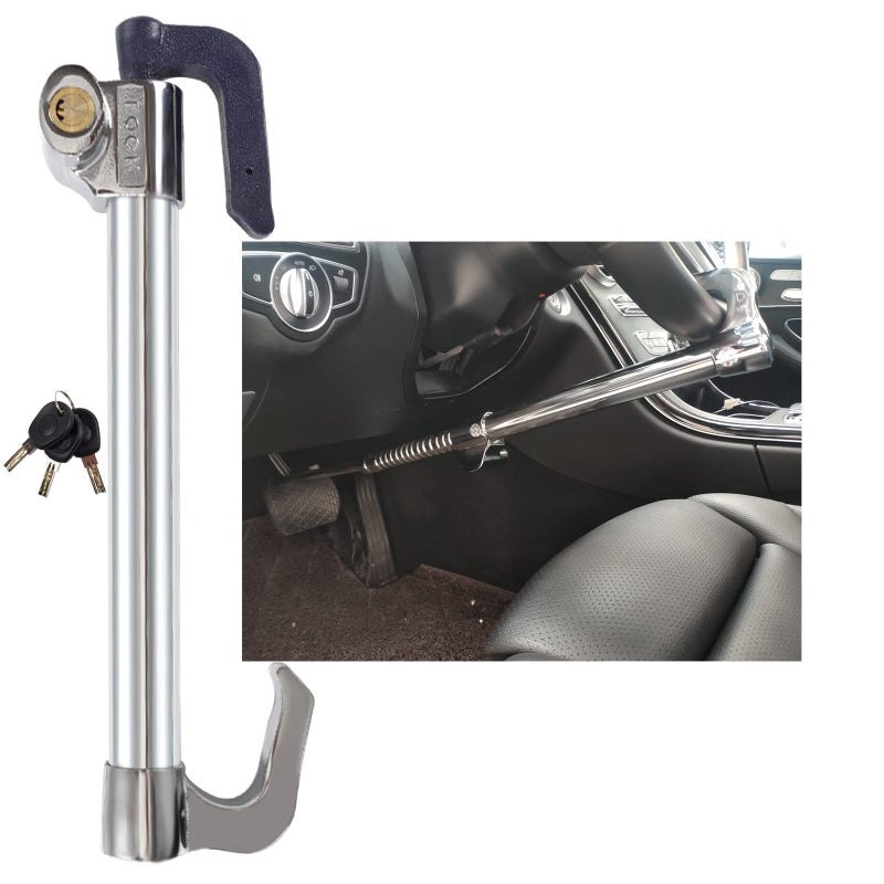 Esploratori Steering Wheel Lock, Anti Theft Device, Anti Theft Car Device, Car Lock,Car, Car Security Products,Antitheft Products,Car Steering Wheel Lock(33.5in) - Image 1